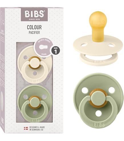 Bibs Sage Pacifier Cord with Clip 9409250