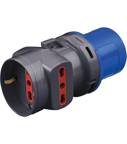 Prese Industriali 3 Poli Con Coperchio - Adattatore Per Camper, Barche E Cantieri - Foto 7