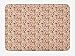 Produktbild NasNew Doormats Tea Party Bath Mat, Colorful Abstract Motifs Birds Bunnies Pretzel Sugar Cubes and Flowers Pattern, Plush Bathroom Decor Mat with Non Slip Backing, 23.6 W X 15.7 W Inches, Multicolor