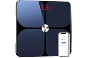 YOUNGDO Balance Connectée, ITO Pèse Personne Impédancemètre, Bluetooth Digital Balance avec 19 Données Corporelles