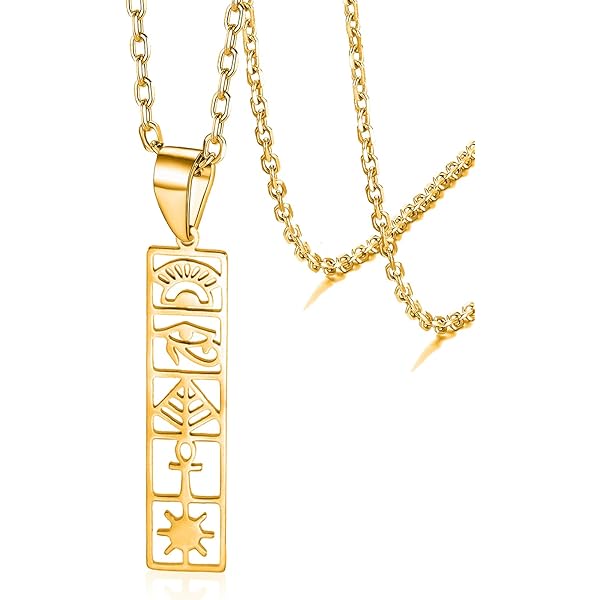 CELESTIA Womens Ankh Cross/Eye of Horus/Cleopatra/Scarabe/Egyptische piramide bescherming ketting Sterling zilveren Egyptische sieraden Egyptenaren geschenken voor haar etnische, Sterling zilver