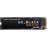 WD_BLACK SN770 1TB PCIe Gen4 NVMe SSD para gaming, hasta 5,150 MB/s velocidad de lectura