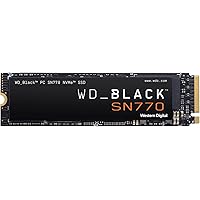 WD_BLACK SN770 1TB PCIe Gen4 NVMe SSD para gaming, hasta 5,150 MB/s velocidad de lectura