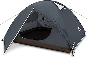 Bessport Camping Tente,1/2/3 Personnes Ultra Légère Tente Facile à Installer Tentes Dôme Tente 4 Saison Imperméable Ventilée pour Pique-Nique Randonnée Camping.