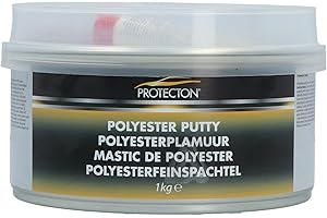 Protecton 1890736 Masilla poliéster, Color Blanco