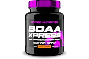 Scitec Nutrition BCAA Xpress, sans sucre, gluten et lactose, 5g de BCAA purs, récupération et croissance musculaire, ratio d'acides aminés 2:1:1, aromatisé et facile à mélanger, 700 g, Mangue