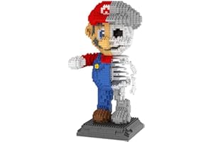 Acebwhtoy Micro Building Blocks, Classic Cartoon Anime Nano Blocs de construction Modèle 3D DIY Mini blocs de construction Jouets Cadeaux pour enfants et adultes