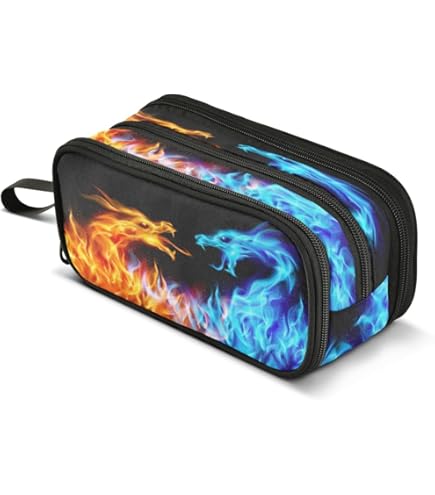 Trousse Helix En Forme De Manette De Jeu - Néoprène, Noir/Verte, 22.5cm - École/Bureau