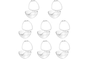 YYST 8 Stück Schnullerbox,Schnullerbox für Baby,Schnullerbox junge mädchen,Schnulleraufbewahrung Box für Baby,Schnullerbox Tragbar,Schnuller Box Staubdicht (Transparent)