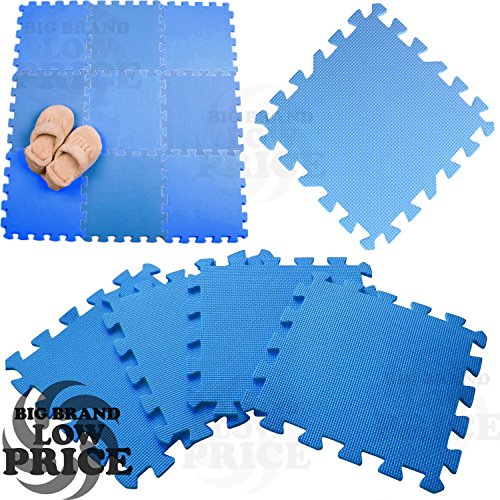 FB FunkyBuys® 10pcs Blue Soft Foam Interlocking EVA Mat 10SQ. FT Indoor Outdoor Floor Protective Mat Gym Kids Play Area Exercise 30 x 30 cm reviews FB FunkyBuys® 10pcs Blue Soft Foam Interlocking EVA Mat 10SQ. FT Indoor Outdoor Floor Protective Mat Gym Kids Play Area Exercise 30 x 30 cm