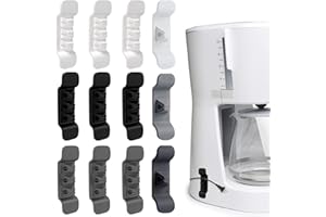 PKCHYE Support de Cordon pour Appareils Electroménagers 12 Organiseur Cordon pour Appareils Cuisine 3 Emplacements Organisateur Cordon D'appareil et 1 Emplacements Enrouleur D'appareils de Cuisine