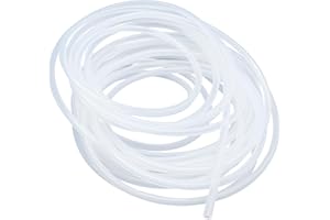 LAVMHAB Silikonschlauch 8mm ID x 10mm OD 8 Meter Länge, Lebensmitteltaugliche Schläuche Flexibler Schlauch Klar Wasser Luft Rohre für die Pumpe übertragen