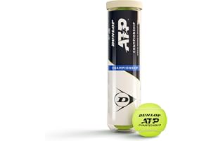 DUNLOP Tennis Ball ATP Championship - for sand, hard court and turf (4 balls)
