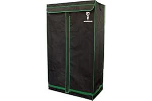 SPECTRUM GROW LINE SOLUTION FOR GROWERS Armadio GrowBox - Tenda per la Coltivazione Idroponica con doppia porta - rivestito con telo Mylar 600D (60x60x160)