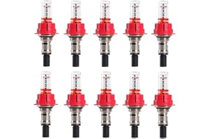 EPHEYFIF 10 misuratori di flusso collettore di riscaldamento a pavimento, regolatore di monitoraggio visivo del flusso per sistemi di riscaldamento a pavimento, regolatore che ottimizza la distribuzione del