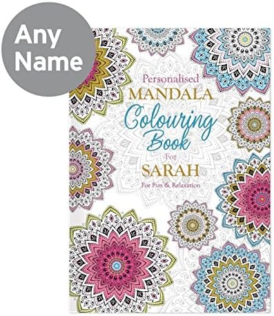 Personalised Personalised Mandala Colouring Book For Adults