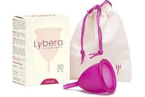 Lybera menstruationskopp fuksiarot (storlek 2)