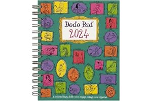 The Dodo Pad Mini / Pocket Diary 2024 - Week to View Calendar Year: A Portable Diary-Organiser-Planner Book with space for up to 5 people/appointments/activities. UK made, sustainable, plastic free