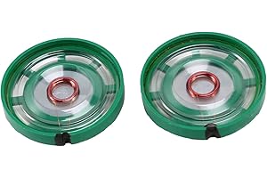 JOUSE Lot de 2 haut-parleurs magnétiques ronds 1/4 W 0,25 W 8 Ohm 27 mm avec amplificateur audio