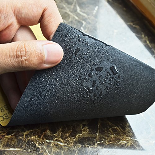 DEDC Schleifpapier Nass- und Trocken-Schleifpapier 28er-Pckg, 230 x 90mm, Körnung 120/150/180/240/320/400/600/800/1000/1200/1500/2000/2500/3000 - 4