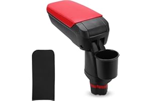 OTUFAN Boîte D'accoudoir de Voiture avec Porte-gobelet, Accoudoir central avec compartiment de rangement pour Smart Fortwo Forfour 453 2015-2023