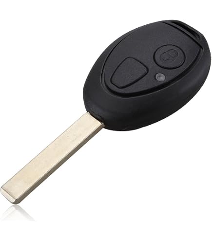 Coque Télécommande Clé Voiture 3 Boutons Pour Rover MG TF ZR ZS - Noir PVC, Remplacement Étui Seul - 10