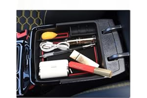 BIXUAN Pudełko do przechowywania do Kia Ceed SW XCeed SUV ProCeed GT 2018-2022 2023 2024 2025 podłokietnik Tray środkowy podłokietnik schowek organizer, mata antypoślizgowa do konsoli środkowej Ceed