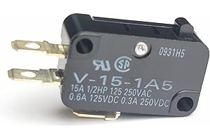 Best Price Square MICRO SWITCH, SNAP ACTION, SPDT, 250VAC V-15-1A5 By OMRON ELECTRONIC COMPONENTS