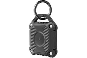 SICHY Compatible with Airtag Holder, IP68 Waterproof Air Tag Keyring, 360° Full Protection for Apple Airtag gps tracker devices Air Tag. Holder, TPU Airtags case for Keys, Bags, Luggage and Pet Collar