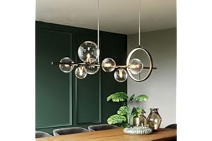 MAOS Lampadario Moderno A LED, Lampadario A Sfera Di Vetro G9, Lampadario Per Tavolo Da Pranzo, Lampadario Nordico Soggiorno, Apparecchio Per Illuminazione Interna