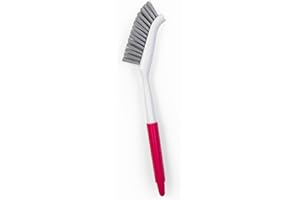 Kleeneze KL082459UFEU7 Antibac Slim Dish Brush, Treated with Antibac Protection, Durable Bristles, Ideal For Pans, Glassware, Bathrooms, Kitchens, Hanging Hook For Easy Storage, Can Be Used Wet Or Dry