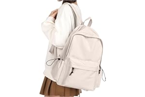 WEPLAN Sac à dos scolaire Sac à dos collège Sac à dos loisir Sac de Voyage Sac d'école léger Résistant à l'eau Sac de travail pour Hommes Femmes School Bag