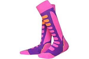 Barrageon Unisex Skisocken für Damen Herren Jungen Mädchen Snowboardsocken Outdoor Sportsocken (SRD01)