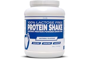 OVOWHITE Protein Shake Proteina Natural 100% sin Lactosa y Libre de Lacteos 2Kg vegetarianos Natural