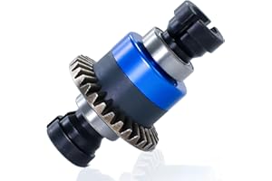 RCTHJIA Assembled Differential 30T 0.8Mod Upgraded Part 1pc, Replace for ARA311177, Steel Front/Rear Differential Fits for ARRMA 1/18 Granite/Typhon GROM 1/14 Mojave GROM 1/12 LOSI NASCAR AWD RC Race car-F