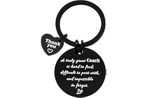 VADAKA Gift for Coach Thank You Gift for Women Men Appreciation Coach Keyring Gift Football Basketball Baseball Swimming Cheer Coach Gift Coach Retirement Jewelry Gift for Her Him Christmas Birthday Gift