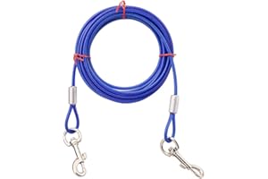 Sobotoo Cavo per cani di taglia piccola e media grande fino a 79,8 kg (5 m, blu)