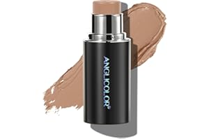 Anglicolor Bâton de contour bronzant, bâton bronzer crème, bâton de contour lisse pour des traits du visage définis, longue durée et finition naturelle, crayon de contour crémeux (02#Slate Brown)
