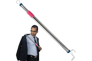 MEDCA Bastone di medicazione completamente regolabile fino a 72 cm - Rende più facile appendere e prendere l'abbigliamento, un aiuto per la casa