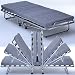 Produktbild PROHEIM Gästebett Comfort mit Matratze Lattenrost und Rollen klappbar 80 x 200 cm Klappbett mit stabilem Metall-Rahmen Gästeliege