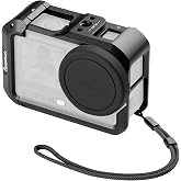 SMALLRIG Cage for dji Osmo Action 6, Aluminum Cage for Camera - 5887 | Action 6 accessories with cold shoe, wrist strap, lens