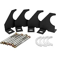 FIXKIT Akku Rasentrimmer und Ersatzmesser-Set (92 mm, anthrazit) mm (C), Weiß (Size A)