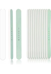 OnlyLove Nagelfeile 10 Stück – Doppelseitig, Trapezförmig | 100/180 Körnung Für Naturnägel & Gel-Entfernung