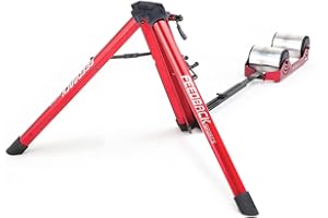 Feedback Sports Omnium Zero-Drive Vélo d'entraînement Portable zéro résistance, Rouge