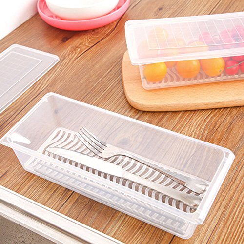 TOPmountain praktische Kühlschrank Lebensmittel Aufbewahrungsboxen Sealed Frisches Obst Gemüse Meeresfrüchte Halten Crisper Küchenwerkzeuge Geschirr