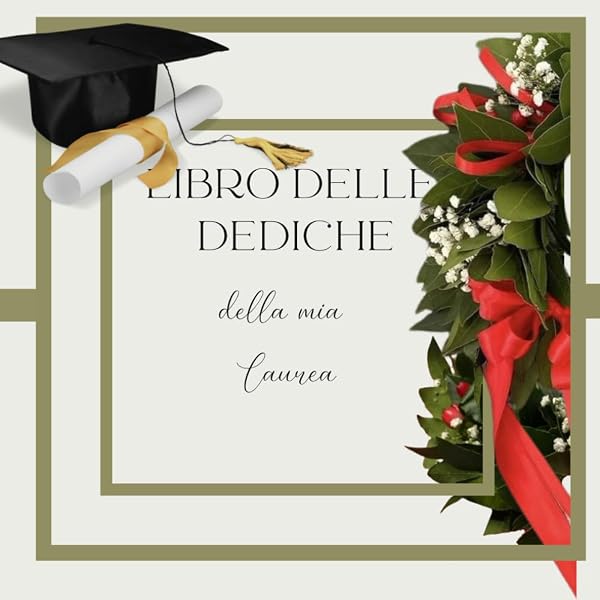 Libro Firma Laurea 2025 Con Copertina Rigida – 200g – Decorazioni Festa Per Amici