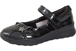 Lora Dora Chatterbox Girls Leather Formal School Shoes Scuff Resistant