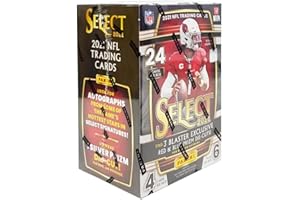 Panini 2021 Select Football NFL Blaster Box - 24 Trading Cards - Exclusive Red & Blue Prizm Die-Cuts
