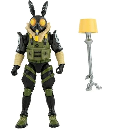 Fortnite Human Bill Emote Series – 10,2 Cm Bewegliche Figur Mit Lil‘ Untertasse & Flying Slasher, 28 Gelenkpunkte, Offiziell Lizenziert