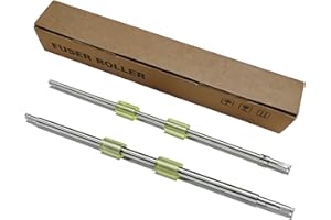 YJMKOI 2025 verbessertes Vorschubrollen-Set mit Eisenschaft, kompatibel mit Fujitsu Fi-6130 Fi-6130Z Fi-6140 Fi-6140Z Fi-6230 Fi-6230Z Fi-6240 Fi-6240Z Fi-6125 Fi-6225 usw., Teilenummer: PAPA. 035400 Y075 (2